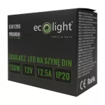 Zasilacz na szynę DIN PREMIUM 12V 150W IP20