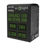 Zasilacz na szynę DIN PREMIUM 24V 80W IP20
