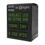 Zasilacz na szynę DIN PREMIUM 24V 100W IP20