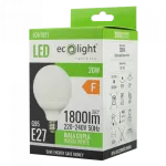 Żarówka LED G95 E27 20W 3000K 1800lm IP20
