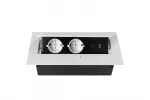GNIAZDO MEBLOWE 2x GNIAZDO SCHUKO, USB A+C, KABEL ZASILAJĄCY Z WTYCZKĄ, BIAŁY