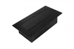GNIAZDO MEBLOWE 2x GNIAZDO SCHUKO, USB A+C, KABEL ZASILAJĄCY Z WTYCZKĄ, CZARNY