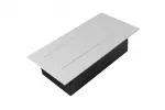 GNIAZDO MEBLOWE 2x GNIAZDO Z UZIEMIENIEMIENIEM, USB A+C, KABEL ZASILAJACY Z WTYCZKĄ, BIAŁY