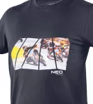T-shirt z nadrukiem, motor, rozmiar M