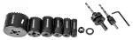Otwornice bi-metalowe Co8% (19, 25, 30, 35, 40, 68 mm), zestaw 9 el.