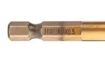 Wiertło gwintujące HSS TiN, M3x0,5 mm, Hex