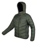 Kurtka Mix&Match, pikowana, puchowa, lekka, oliwkowo-czarna, rozmiar XXXL