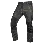 Spodnie robocze Mix&Match, Canvas, wzmocnienia z Cordury, zielone moro, rozmiar XS