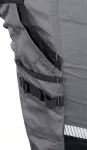 Spodnie robocze Mix&Match, szaro-czarne, rozmiar XS