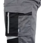 Spodnie robocze Mix&Match, szaro-czarne, rozmiar XL