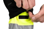 Spodnie ostrzegawcze, czarno-żółte, rozmiar XXXL