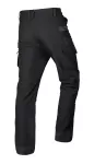 Spodnie robocze Mix&Match, 4 way stretch, czarno-pomarańczowe, rozmiar L