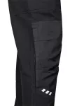 Spodnie robocze Mix&Match, 4 way stretch, czarno-pomarańczowe, rozmiar L