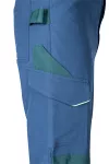 Spodnie robocze Mix&Match, 4 way stretch, granatowo-zielone, rozmiar XS