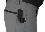 Spodnie robocze Mix&Match, 4 way stretch, z kaburami, Cordura, szaro-czarne, rozmiar XL