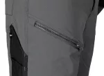 Spodnie robocze Mix&Match, 4 way stretch, z kaburami, Cordura, szaro-czarne, rozmiar XXL