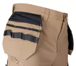 Spodnie robocze Mix&Match, 4 way stretch, z kaburami, Cordura, beżowo-czarne, rozmiar L
