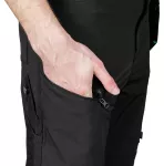 Spodnie robocze Mix&Match, 4 way stretch, z kaburami, Cordura, czarne, rozmiar XS