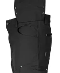 Spodnie robocze Mix&Match, 4 way stretch, z kaburami, Cordura, czarne, rozmiar XXL