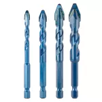 Zestaw wierteł uniwersalnych HEX 6,8,10,12 mm