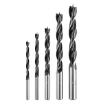 Zestaw wierteł do drewna: 4, 5, 6, 8, 10 mm, 5 sztuk