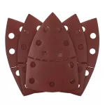 Papiery ścierne na rzep, żelazko 102 x 152 mm, P240, 5 szt., z 11 otworami