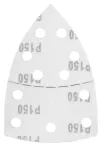 Papiery ścierne na rzep, żelazko 102 x 152 mm, P150, 5 szt., z 11 otworami