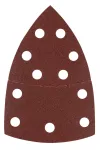 Papiery ścierne na rzep, żelazko 102 x 152 mm, P120, 5 szt., z 11 otworami