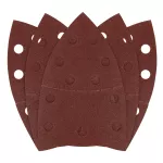 Papiery ścierne na rzep, żelazko 102 x 152 mm, P120, 5 szt., z 11 otworami