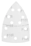 Papiery ścierne na rzep, żelazko 102 x 152 mm, P100, 5 szt., z 11 otworami