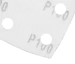 Papiery ścierne na rzep, żelazko 102 x 152 mm, P100, 5 szt., z 11 otworami