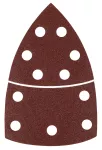 Papiery ścierne na rzep, żelazko 102 x 152 mm, P100, 5 szt., z 11 otworami