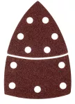 Papiery ścierne na rzep, żelazko 102 x 152 mm, P40, 5 szt., z 11 otworami