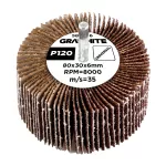 Ściernica listkowa trzpieniowa 80 x 30 x 6 mm, P120