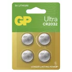 GP Ultra Bateria litowa guzikowa CR2032 4BL