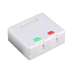 Gniazdo natynkowe keystone 2xRJ45 niewyposażone