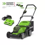 2x24 V kosiarka 41 cm Greenworks G24X2LM41K2x zestaw ładowarka dual + 2x aku 2 Ah
