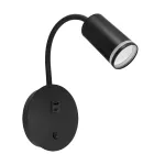 Oprawa dekoracyjna ZULA WLL USB GU10 BLACK