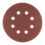 Krążki ścierne na rzep 125 mm, P36, 5 szt., z 8 otworami
