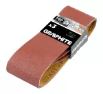 Pasy bezkońcowe 75 x 533 mm, P80, 3 szt.