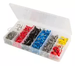 Szczypce do zaciskania końcówek 205 mm + 1200 tulejek