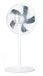 Wentylator podłogowy 50W, śr. 40 cm, 3 prędkości, oscylacja, biały