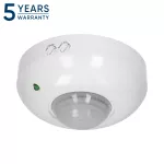 Czujnik ruchu 360st. IP20, 1200W, biały