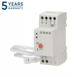 Czujnik zmierzchowy na szynę DIN z hermetyczną zewnętrzną sondą, IP65, 3000W