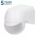 Czujnik ruchu 180st. IP44, 800W, mini, biały