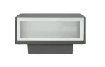 Su-ma kinkiet zewnętrzny LED Zen E27 ciemny popiel ZN-K100