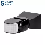 Czujnik ruchu 360/180st. 2 sensory, IP65, 1200W, czarny
