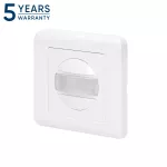 Czujnik ruchu, 2 żyłowy, 160st. IP20, 300W, do puszki
