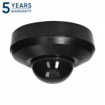 Czujnik ruchu i obecności 360st, IP44, 2000W, dodatkowa baza montażowa, 3 sensory, czarny