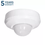Czujnik ruchu i obecności 360st, IP44, 2000W, dodatkowa baza montażowa, 3 sensory, biały